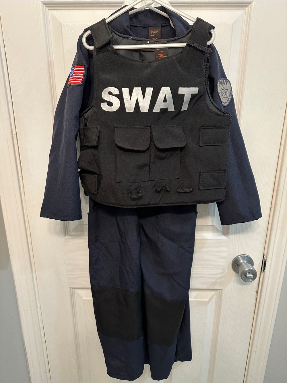 Kids SWAT Tactical Costume Set - Black and Navy